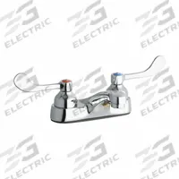 ELKAY Handle-Operated Faucet: Elkay®, Brass, Centerset, Deck, 2 Mounting Holes, 0.5 gpm Flow Rate (MPN LK402T4). Key specifications — Series: Elkay®; Brand: ELKAY.
