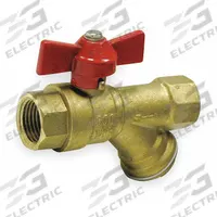 APPROVED VENDOR Ball Valve w/ Combination Strainer: 3/4 in Nominal Valve Size, Forged Brass, Tee (MPN 1PYZ1). Key specifications — Screen Material: Stainless Steel; Brand: APPROVED VENDOR.