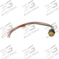 BRAD HARRISON External Thread Receptacle: 130013, 7/8"-16 Coupling Thread Size, 1 ft Wire Lg, 4 Pins (MPN 1R4006A20A120). Key specifications — Coupling Thread Size: 7/8"-16; IP Rating: IP67; Mounting Thread Size: 1/2"-14; Brand: BRAD HARRISON; Mounting Style: Panel; Series: 130013.