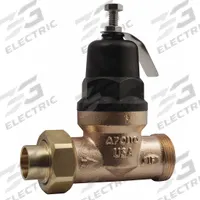 APOLLO Water Pressure Reducing Valve: Solder x Solder, 1/2 in Pipe Size, Bronze, 15 psig to 75 psig (MPN 36ELF12301S). Key specifications — Brand: APOLLO; Low-Lead Compliance: Low-Lead Compliant.