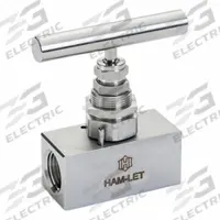 HAM-LET Plumbing Needle Valves: Inline Valve Body, 316 Stainless Steel, Screw-In Bonnet, FNPT x FNPT (MPN H-99M-10-SS-N-NR-1/2). Key specifications — For Media: Liquid; Standards: ISO 2006(E); Brand: HAM-LET; Valve Series: H99; Stem Type: Non-Rotating; Connection Gender - Side 2: Female; Connection Gender - Side 1: Female; Connection Type - Side 1: NPT.