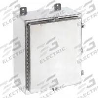 WIEGMANN Enclosure: 304 Stainless Steel, 30 in x 24 in x 12 in, NEMA 12/13/3R/4/4X, Solid Cover (MPN SSN4302412). Key specifications — Brand: WIEGMANN; Closure Method: Clamps; Enclosure Material: 304 Stainless Steel; Knockouts: Not Included.