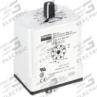 DAYTON Single Function Time Delay Relay: Socket Mounted, 120V AC/DC, 10 A, 8 Pins/Terminals (MPN 24EN73). Key specifications — Brand: DAYTON.