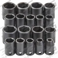 PROTO Impact Socket Set: 3/8 in Drive Size, Small Set (0-50 pieces) Set Size, 18 Pieces, Black Oxide (MPN J72230). Key specifications — attr1204251: PROTO; attr1215453: 3/8 in; attr1215454: 1/4 in to 3/4 in.