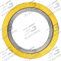 Spiral Wound Flange Gasket: Graphite Filler, 304 Stainless Steel Winding, For 3 in Pipe, 4 in ID (MPN 304-150-0300). Key specifications — Brand: APPROVED VENDOR.