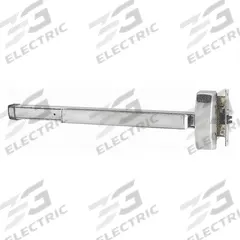 PRECISION Exit Device: Mortise, 36 in Max Door Wd, Stainless Steel (MPN 3R02301LHRB630). Key specifications — Product Type: Exit Device; Brand: PRECISION; Exit Device Type: Mortise; Outside Trim Type: Not Included; Exit Bar Style: Touchbar; ADA Compliant: Yes.