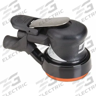 DYNABRADE Air Orbital Sander: 3 1/2 in Disc, Hook and Loop/Vinyl, 3/16 in Orbit, Central Vacuum - Central Vacuum Random Orbital Sanders