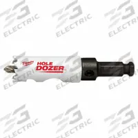 MILWAUKEE Hole Saw: 7/8 in Saw Dia., 3/5 Teeth per Inch, 1 5/8 in Max. Cutting Dp, Bi-Metal (MPN 49-56-9659). Key specifications — attr1098070: 3/5; attr1098087: MILWAUKEE; attr1098073: 1/2"-20.
