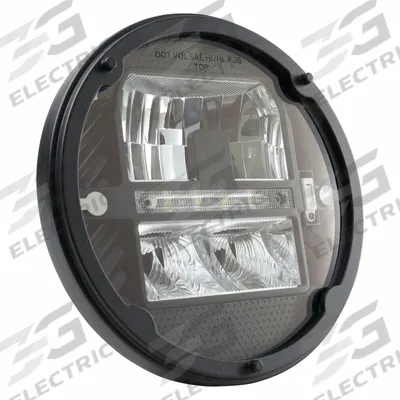 GROTE Head Lamp: Headlight, LED, Heated, High Beam, Electrical Connection Included - Heated Headlights