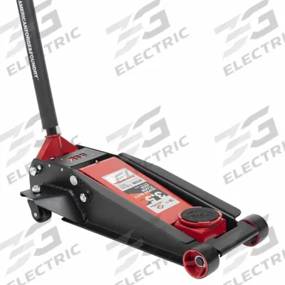 AMERICAN FORGE & FOUNDRY Auto Jacks: Steel, Socket, Mechanical, 3.5 ton Load Capacity - Trolley Floor Jacks