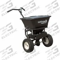 BUYERS PRODUCTS Manual Walk-Behind Spreader: Snow Removal and De-Icing, 100 lb Capacity, Steel (MPN WB155BG). Key specifications — Flow Control: Manual Lever; Brand: BUYERS PRODUCTS; Frame Material: Steel; Spread Width - Maximum: 24 ft.