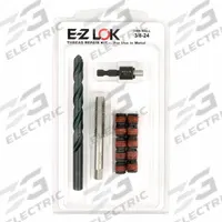 APPROVED VENDOR Self Locking Thread Insert: Thin Wall, 3/8"-24 Int Thrd Sz, 1/2"-13 Ext Thrd Sz (MPN EZ-310-624). Key specifications — Compatible Tap Size: 1/2"-13; Internal Thread Fit: 2B; System of Measurement: Inch; Thread Type: Coarse; Wall Type: Thin Wall; Drill Bit Size: 29/64; External Thread Fit: 2A.