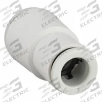 SMC Push-Fit Fitting: 8 mm OD x 10 mm OD Size, Push-to-Connect x Push-to-Connect, Brass, Brass (MPN KQ2H08-10A). Key specifications — Brand: SMC.