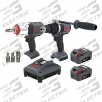 INGERSOLL RAND Tool Combination Kit: 5 Tools, Hammer Drill/Impact Wrench, 20 V DC Volt, IQV20™ (MPN IQV20-2DWDXS). Key specifications — attr1176460: Hammer Drill.