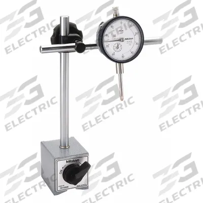 MITUTOYO Dial Indicator & Mag Base Set: 0 in to 1 in /0 mm to 25.4 mm, Inch - Dial Indicator & Base Sets
