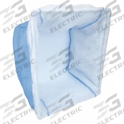 GRAINGER Cube Air Filter: 20 in x 24 in x 15 in, 1 Pockets, Synthetic, Blue/White - 3-Ply Cube Air Filters