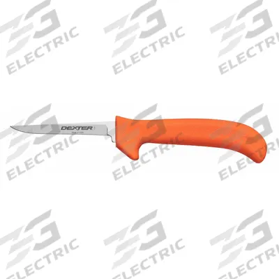 DEXTER RUSSELL Boning Knife: 3 Degree Drop Point, 8 3/4 in Overall Lg, Steel Blade - Boning Knives