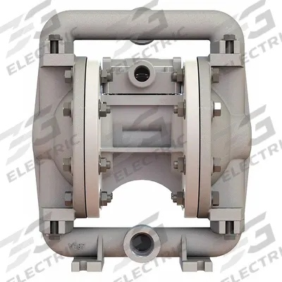 VERSAMATIC Double Diaphragm Pump: 316 Stainless Steel Body, 1/2 in, NPT Connection - Stainless Steel Housing AODD Pumps