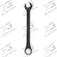PROTO Combination Wrench: Alloy Steel, Black Chrome, 13 mm Head Size, 7 in Overall Lg, Offset, Hex (MPN JSCRM13). Key specifications — attr309600: 13 mm; attr309611: Black Chrome; attr309610: Alloy Steel; attr309604: No; attr309612: No; attr309613: No; attr309615: No; attr324932: PROTO.