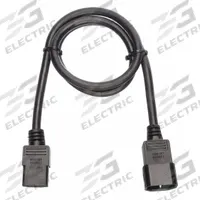 APPROVED VENDOR Power Cord: 3 ft Lg, 3/16, C14 Plug, C13 Receptacle, SJT, PVC, 13 A Current, 125V AC (MPN 5XFR5ID). Key specifications — Brand: APPROVED VENDOR; Jacket Material: PVC.