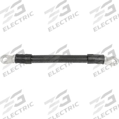 QUICKCABLE Battery Harness: Welding Cable, 2/0 ga Wire Size, 8.5 in Overall Lg, Black - Battery Cables with Lugs