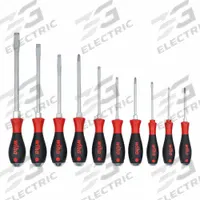 WIHA Screwdriver Set: 1-10 Pieces, 10 Pieces, Phillips/Slotted Tip, Cushion Grip, Box (MPN 53180). Key specifications — attr1205274: WIHA; attr1205269: 8 mm.