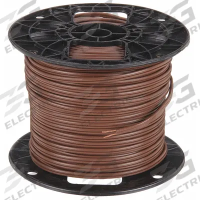 APPROVED VENDOR Lamp Cord: SPT-1, 18 AWG Conductor Size, 2 Conductors, Brown, 250 ft Lg - Lamp Cords