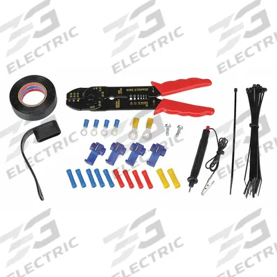 REESE Kit Multipurpose Trailer Wiring: Wire Lead, 8 in Wire Lg, 2 1/4 in Dia - Fleet and Vehicle Maintenance