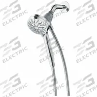 MOEN Handheld Showerhead: Chrome, 1.75 gpm Flow Rate, 3 3/4 in Handheld Showerhead Wd (MPN 26100EP). Key specifications — Series: 26100.