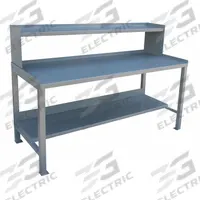 JAMCO Workbench with Riser: Fixed Ht, Steel, 60 in x 24 in, 3,000 lb Overall Load Capacity, Gray (MPN WA260GP). Key specifications — Brand: JAMCO.