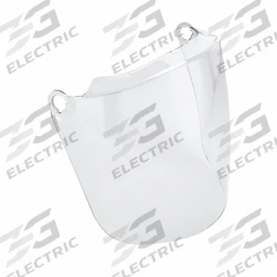 HEXARMOR Face Shield Visor: 8 1/2 in Overall Wd, 7 1/4 in Overall Ht, 0.08 in Overall Thick - General Purpose Replacement Visors