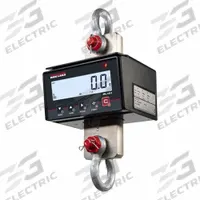 RICE LAKE WEIGHING SYSTEMS Crane Scale: 3,000 lb Wt Capacity - Imperial, +/-0.03% Accuracy, Digital (MPN 219144). Key specifications — Readability: 1 lb; Indicator Attachment: Wireless Remote; Includes: (4) AA Batteries; Housing Material: Steel; Manufacturer Part Number: 219144; Brand: RICE LAKE WEIGHING SYSTEMS; Weighing Units: kg.