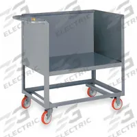 LITTLE GIANT Raised-Platform Box Truck: 2,000 lb, 65 in L x 30 in W x 40 in H, Flat, 1 Shelves, Gray (MPN RP3S-3060-6PY). Key specifications — Material: Steel; Color: Gray; Brand: LITTLE GIANT; Caster/Wheel Configuration: (2) Rigid.