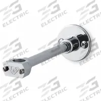 T&S BRASS Sprayer Bracket: Steel, Chrome, 6 in Overall Lg (MPN B-109-01). Key specifications — Brand: T&S BRASS; Color/Finish: Chrome; Material: Steel; Product Type: Sprayer Bracket.