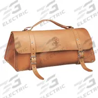 KLEIN TOOLS Tool Bag: 24 in W x 8 in D x 8 in H, Brown, Leather, 0 Pockets, 0 Inside Pockets (MPN 5108-24). Key specifications — Color: Brown; Brand: KLEIN TOOLS; Material: Leather.