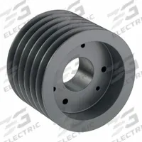 APPROVED VENDOR V-Belt Pulley: C85, 6 Groove, 8.9 in OD, Bushed Bore, E, For C/CX Belt Section (MPN 6C85E). Key specifications — attr1318293: C85; attr1318301: 8.5 in (C); attr1318291: C or CX.