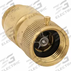 APOLLO Dual Check Hose Connect. Vacuum Breaker: Female GHT x Male GHT, For Water Media, 33°F – 180°F (MPN 3830402). Key specifications — Spring Material: Stainless Steel; Check Mechanism Material: Stainless Steel; Connection Gender - Side 1: Female; Connection Gender - Side 2: Male; Connection Type - Side 1: GHT; Connection Type - Side 2: GHT; Includes Atmospheric Vent: No Atmospheric Vent; Seat Material: EPDM.