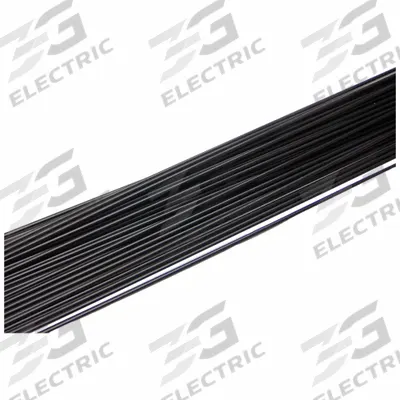 SEELYE Thermoplastic Welding Rod: HDPE, Marine Grade, Round, 5/32 in x 48 in, Black - Marine-Grade HDPE Welding Rods