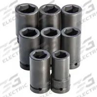 PROTO Impact Socket Set: 1 in Drive Size, Small Set (0-50 pieces) Set Size, 8 Pieces, (8) 6-Point (MPN J76104). Key specifications — attr1204251: PROTO; attr1215453: 1 in; attr1215454: 27 mm to 41 mm.