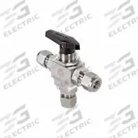 HAM-LET High Performance Ball Valve: 1/4 in, 316 Stainless Steel, T Flow, 6 bar Max. Pressure (CWP) (MPN H6800SSL1/4PST). Key specifications — Brand: HAM-LET.