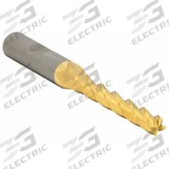 CLEVELAND Square End Mill: High Speed Steel, TiN Coated, 4 Flute, 11/32" Mill Dia, 1-1/2" LOC (MPN C33389)