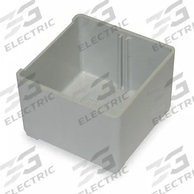 VIDMAR Bin Cup: 3 in x 3 in, 2 1/8 in Overall Ht, Gray - Removable Bins for Vidmar Modular Drawer Cabinets