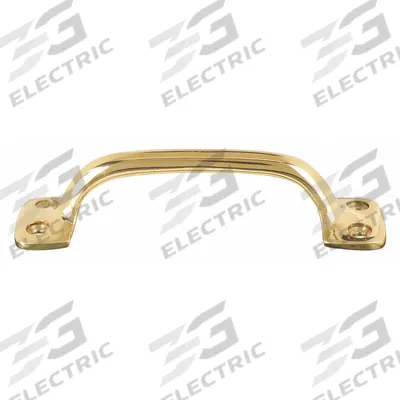 APPROVED VENDOR Pull Handle: Unthreaded Holes, Brass, Brass - Standard Pull Handles