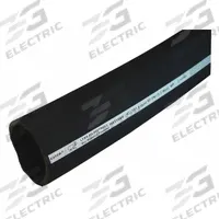Material Hose: 5 in Hose Inside Dia., 100 ft Hose Lg, 75 psi, Natural Rubber, Black (MPN H031980-100). Key specifications — Temp. Range: -40° to 158°F; Hose Cover Material: Natural Rubber; Hose Color: Black; Brand: BOSTON.