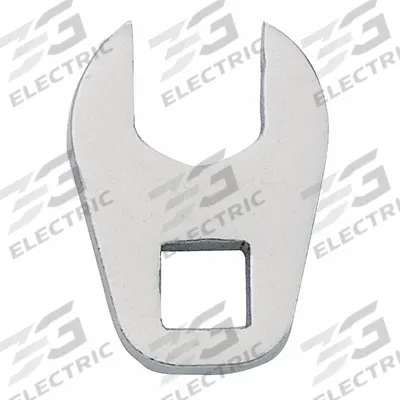 PROTO Crowfoot Socket Wrench: Alloy Steel, Chrome, 3/8 in Drive Size - Metric Open End Crowfoot Wrenches