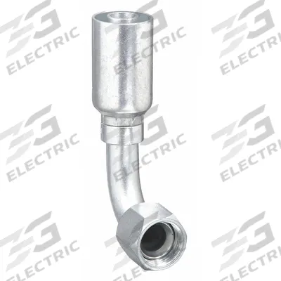 WEATHERHEAD Hydraulic Crimp Fitting: Steel x Steel, 90° Elbow, -8 For Hose Dash Size - Weatherhead Crimp Hydraulic Hose Fittings with JIC Connection