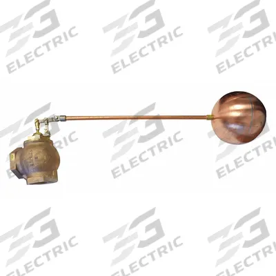 APPROVED VENDOR Float Valve Assembly: For Water Media, Angle Valve Body, Cylindrical, Bronze - General Service Float Valve Assemblies
