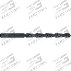 CHICAGO-LATROBE Extra Long Drill Bit: 35/64", 12" Overall Lg, 118° Notched Point, Black Oxide HSS (MPN 50591). Key specifications — attr1233947: 0.5469.