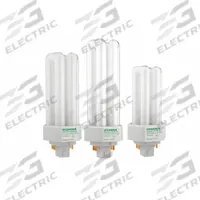 LEDVANCE/ SYLVANIA Compact Fluorescent Bulb: 4-Pin (GX24q-1), T4, Fluorescent, 3500K, 13 W Watt (MPN 20893). Key specifications — Brand: LEDVANCE/ SYLVANIA; Bulb Designation: CF13DT/E/835/ECO; Dimmable: Yes; Color Temperature: 3500K.