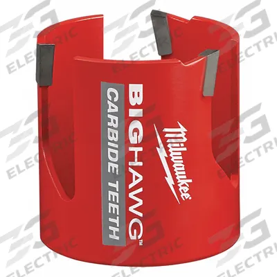 MILWAUKEE Hole Cutter: 2 3/4 in Saw Dia., 3 Teeth, 2 1/8 in Max. Cutting Dp - Wood-Cutting Hole Cutters without Arbor